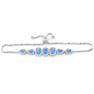 925 Sterling Silver Opal Adjustable Bracelets OAB1 (Kopya)